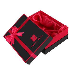 Tùy chỉnh sang trọng BOW TIE cứng nhắc các tông chăm sóc da/vẻ đẹp/mỹ phẩm bao bì có thể tháo rời nắp tóc giả tóc Extention Hộp quà tặng với cổ - Product Image 2