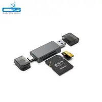 אלומיניום סגסוגת + ABS 2 ב 1 USB 3.0 סוג C TF SD OTG קורא כרטיסים עבור נייד