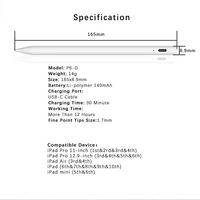 Nouveau stylet intelligent pour tablette avec rejet de la paume, détection d'angle d'inclinaison et construction métallique pour iPad 201-2024