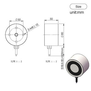 हॉट सेलिंग आइटम xh8050 dc 12v 24v चुंबकीय लिफ्टर 100kg बल छोटे इलेक्ट्रो रखने वाले छोटे इलेक्ट्रो - Product Image 5