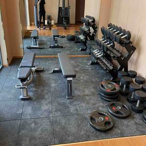 Anti-Slip Non Toxic Fitness Playground EPDM Interlocking Gym <b>Rubber</b> Flooring <b>Mats</b> Tiles - Product Image 2