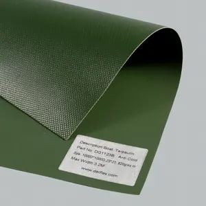 사용자 정의 롤러 셔터 도어 PVC 타포린 1000D 5 년 내구성 폴리에스터 원단