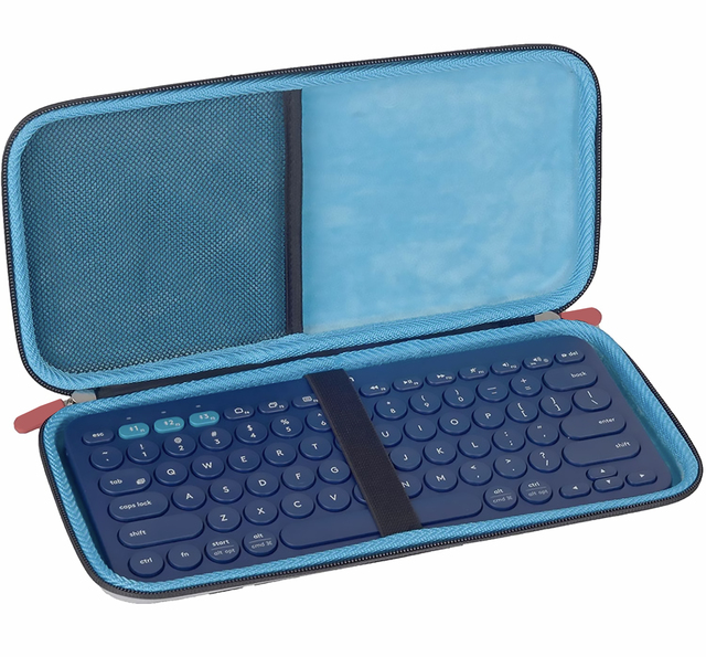 Customize Factory Direct EVA Keyboard case Portable Keyboard Bag for Logitech K380 Multi-device Keyboard