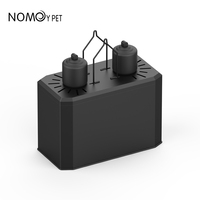 NOMOY PET Offre Spéciale reptile accessoires noir reptile double dôme profond double abat-jour luminaire