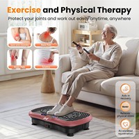 Plateforme vibrante en métal AXV avec télécommande, écran LED, 120 tr/min, charge maximale de 280 livres pour un entraînement complet du corps et la perte de graisse