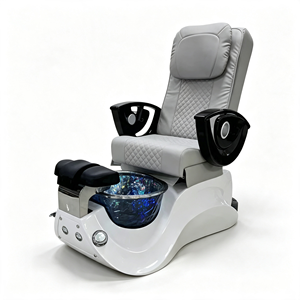 Sillón de Pedicura de Lujo, Eléctrico y Reclinable, de Cuero PU, con Bañera de Hidromasaje para Pies - Product Image 6