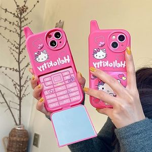 Funda de teléfono TPU anticaída con dibujos animados en 3D iPhone 12-16 Pro Max con tarjetero Diseño de paisaje de ciudad en relieve a prueba de golpes - Product Image 4