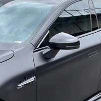 1.52*17m auto changement de couleur vinyle wrap voiture voiture accessoires film d'emballage en gros super muet métal noir wrap voiture vinyle