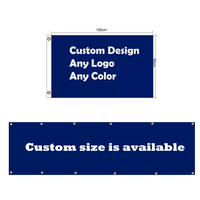 Drapeaux de table 3x5 personnalisés pour salons professionnels, fanions publicitaires, bannières de voiture et de jardin pour entreprises de publicité en gros