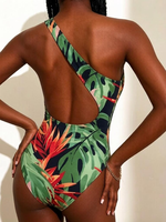 Baju Renang Satu Bahu Motif Hewan untuk Karnaval Senin, Grosir Baju Renang Jouvert, Monokini Label Pribadi untuk Miami 2027