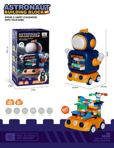 Gran recomendación, 108 Uds., bloques de construcción DIY, juegos de dinosaurios, modelo creativo de juguete con coche de bloques de construcción de rueda libre - Product Image 6