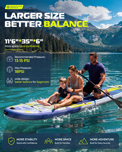 Planche de surf gonflable en matériau Drop Stitch pour les <span class=keywords><strong>vacances</strong></span> d'été, idéale pour les activités aquatiques - Vente en gros usine - Product Image 2
