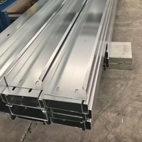 Perfil de Acero Intercambiable CZ con Recubrimiento de Zinc, Sin Aleaciones, para Invernaderos Solares y Techos Industriales