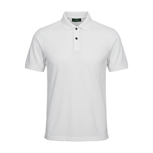 Camisa para Hombre con Puños Acanalados, Logotipo Frontal con Patrón de Letras, Corte Regular, Tejido Doble Piqué, 35% Algodón, 65% Poliéster, 230-240gsm - Product Image 3