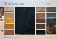 Échantillons Gratuits Cuir Synthétique PU Givré Effet Daim Imperméable Résistant à l'Abrasion Écologique pour Chaussures Sacs Meubles Personnalisable