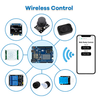 Kit de Modules et Composants Électroniques LAFVIN Complet Basique pour Débutants, Incluant Ensemble UNO et Carte de Développement Wi-Fi pour Kit Arduino R4