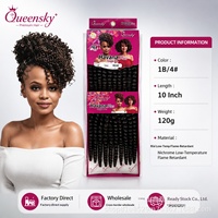 Wig rambut pendek keriting sutra domestik terlaris lintas batas, grosir pabrik, jahitan ganda, gaya Afrika Havana