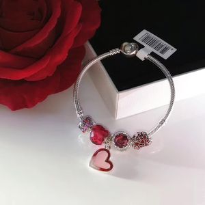 Nouveau Bracelet Femme Perles Grande Roue Charmante 2026, Bracelet Pendentif Arc-en-ciel Double Couleur Amour DIY, Vente en Gros Fabricant - Product Image 2