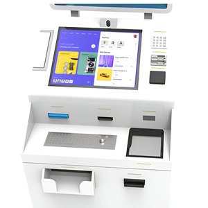 Offre Spéciale kiosque à double écran tactile de 24 pouces avec système d'exploitation multilingue pour la vente de billets personnalisable de cinéma/gare - Product Image 2