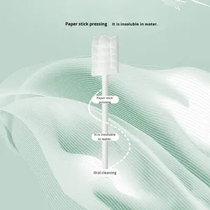 แปรงทำความสะอาดช่องปากเด็กแบบใช้แล้วทิ้ง ทำจากผ้าพลัฌ สำหรับทำความสะอาดลิ้นและฟันเด็กทารก อายุ 0-3 ปี - Product Image 3