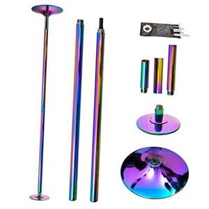 Barra de Baile Profesional de Alta Resistencia, Barra Giratoria Antideslizante Multicolor de 45 mm para Espectáculos Aéreos y Acrobáticos - Product Image 4