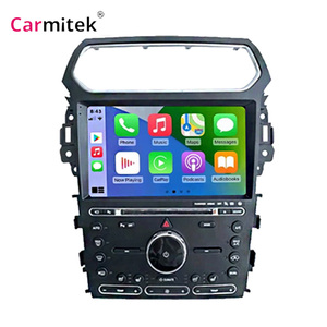 Android DVD đa phương tiện không có 2DIN đơn vị đứng đầu Qualcomm đài phát thanh cho Ford EXPLORER <span class=keywords><strong>5</strong></span> 2011 - 2019 cam Stereo Car GPS Player Navigation - Product Image 1