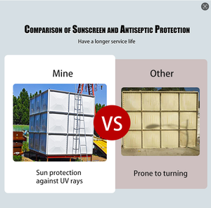 Réservoir d'eau modulaire en fibre de verre renforcée, qualité industrielle, fiable - Product Image 4