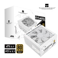 Alimentation électrique de bureau ATX3.1 entièrement modulaire Thermalright TR-AG1000-W 1000W blanche 80 PLUS Gold en stock