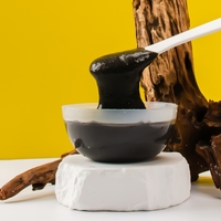 JMFREE masque de gelée de charbon de bambou avec logo personnalisé 400g masque noir nettoyant poudre élimine les points noirs masque facial pour les taches sombres