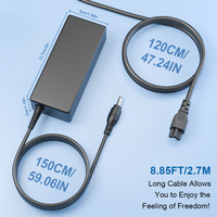 Adaptador de Corriente Compacto de 90W DC 5.5*3.0mm para Portátil, 19V 4.74A, Cargador Recto para Escritorio y Laptop Samsung