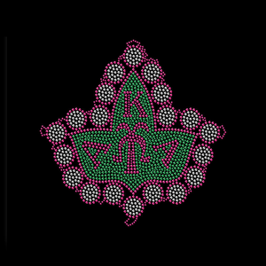 Transferencias termoadhesivas con diseños de corona de Reina de la Hermandad Alpha <span class=keywords><strong>Kappa</strong></span> Alpha con pedrería brillante para camisetas y bolsos - Product Image 2