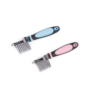 Accesorios DE ASEO <span class=keywords><strong>seguro</strong></span> para mascotas Herramienta de eliminación de <span class=keywords><strong>perros</strong></span> Peine de rastrillo de piel para <span class=keywords><strong>perros</strong></span> y gatos - Product Image 3