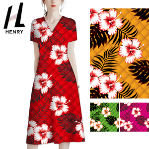 Tela de Rayón 100% de Alta Calidad, Impresa Digitalmente, Suave, con Patrones Personalizados, para Prendas Femeninas - Product Image 5