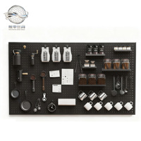 Système de rangement modulaire pour fitness, panneau perforé en métal, organisateur mural pour entraînement de force, musculation, garage, atelier