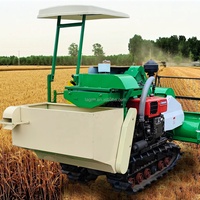 Machine agricole cosechadora de granos, Machine de récolte de riz, de riz, de blé, moissonneuse-batteuse