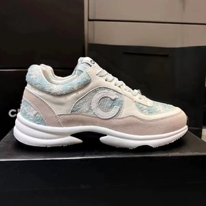 Designer Women's Lightweight Breathable Casual Sneakers Suede Leather Retro Running <b>Shoes</b> for Daily Walking and Streetwear - Product Image 1