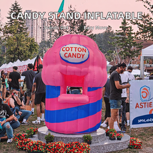 Carpa Inflable Personalizada Tipo Oxford para Algodón <span class=keywords><strong>de</strong></span> Azúcar, Puesto <span class=keywords><strong>de</strong></span> Comida Móvil con Ventilador Integrado - Product Image 2