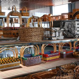 Nouveau Panier à Fruits en Osier 2025 OEM ODM <span class=keywords><strong>avec</strong></span> Poignées, Couleur Naturelle, Fait Main, Logo Personnalisé, Certifié BSCI, Art et Objets de Collection, Pâques - Product Image 6