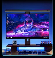 Lámpara de Escritorio LED Moderna de 30CM/40CM, Alimentada por USB, Regulable, Cuidado de la Vista, para Lectura Electrónica y Cocina, Cuerpo de ABS, Control Táctil, Pantalla Negra DIY, CRI85