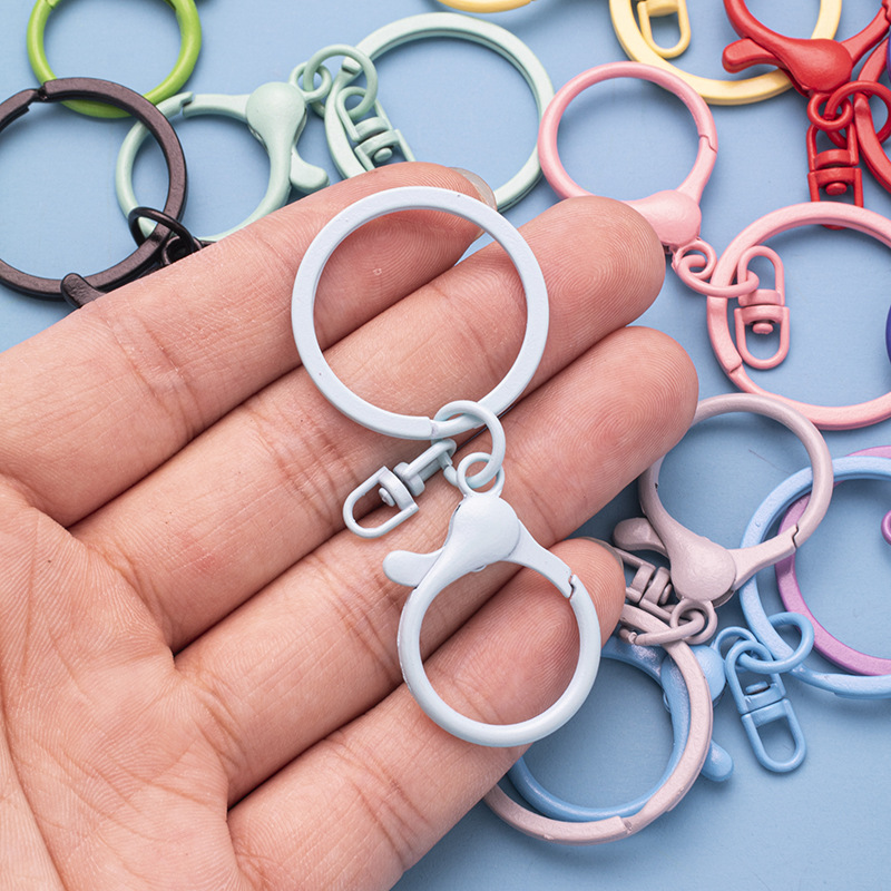 Wholesale Colour Zine Stainless Steel Keychain