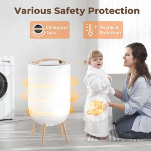 Calentador de <span class=keywords><strong>Toallas</strong></span> Eléctrico de 20L con Altavoz Bluetooth para Música, Podcasts y Luz Nocturna RGB, para Hogar y Hotel, con 1 Año de Garantía - Product Image 6