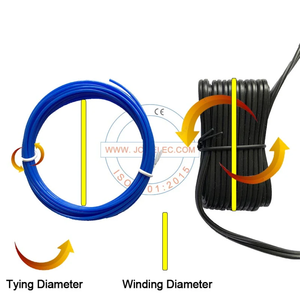 Máquina Automática de Enrolamento de Cabos JCW-WB03W com Contador de Metros para Fios de 50-2800MM - Product Image 2