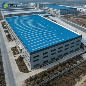 Atelier, entrepôt, bâtiment industriel préfabriqué, structure en acier modulaire ignifuge, résistant et de grande capacité - Product Image 1