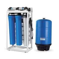 Système d'osmose inverse commercial 400GPD 600GPD 800GPD, purificateur d'eau RO avec réservoir sous pression pour hôtels et usage domestique, 5 étapes