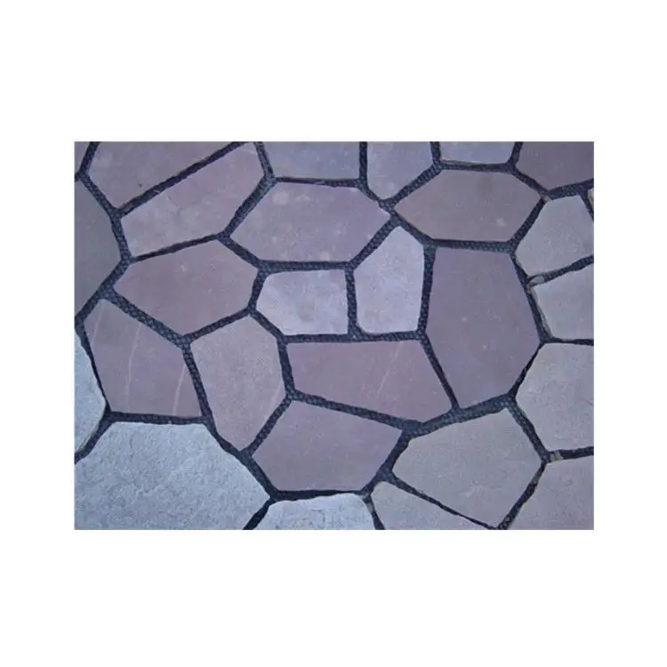 China Wholesale Crazy Cut Slate Tile Crazy Paving Stone Random Slate Floor Tile