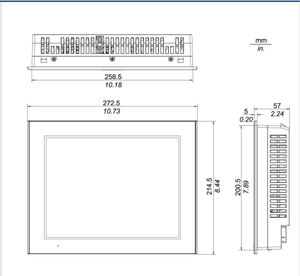 โปรเฟซ PFXGP4501TAD ยี่ห้อใหม่ 10.4 นิ้ว 640x480 TFT LCD HMI พร้อมหน้าจอสัมผัสแบบต้านทาน IP65 สำหรับระบบอัตโนมัติทางอุตสาหกรรม - Product Image 5