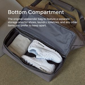 Weekender Duffel <b>Bag</b> with Sustainable Materials and Thoughtful Design for Seamless Travel - Product Image 4