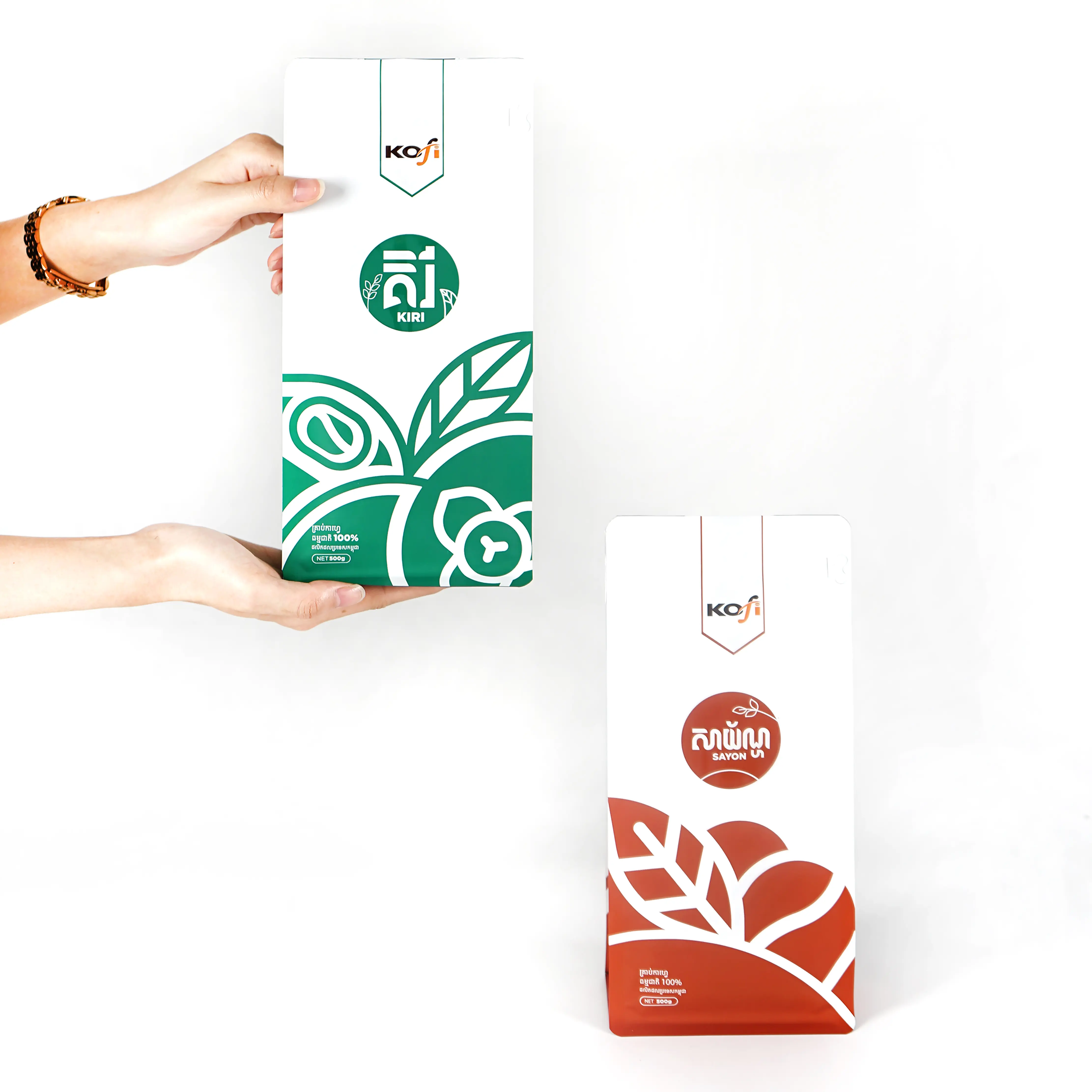 Eco-Friendly Aluminum Foil Sacs Emballage Tea Coffee Plastic Packaging Bags Manufacturing