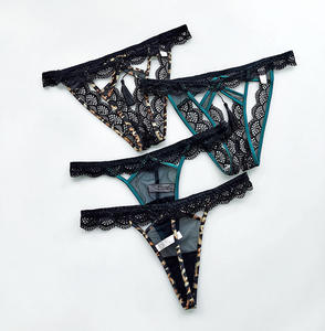 High Quality Lace Breathable See Through <b>String</b> <b>Thong</b> Sexy Lingerie <b>Thongs</b> - Product Image 3