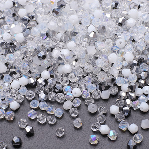 500 unids/bolsa cuentas de bicono de <span class=keywords><strong>cristal</strong></span> cuentas de <span class=keywords><strong>cristal</strong></span> coloridas 2/3mm para DIY ropa collar pulsera accesorios fabricación de joyas - Product Image 2